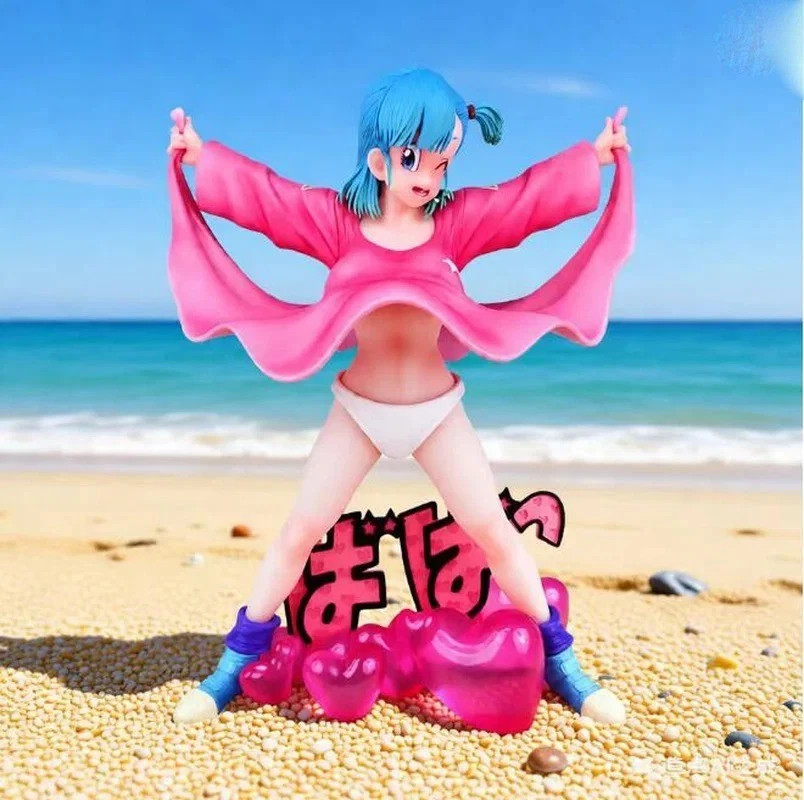 Dragon Ball Z Bulma PVC Figure Model Desk Decor Toy Gift