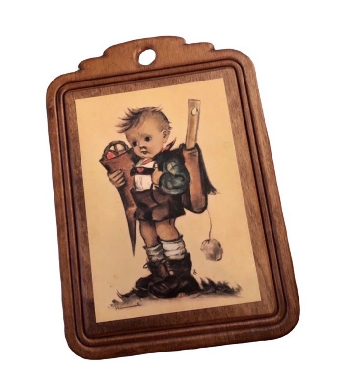 1970’s Evan’s Wooden Hobo Boy Wall Art, 1972, Made in the USA 1970’s Evan’s Wooden Hobo Boy Wall Art, 1972, Made in the USA
