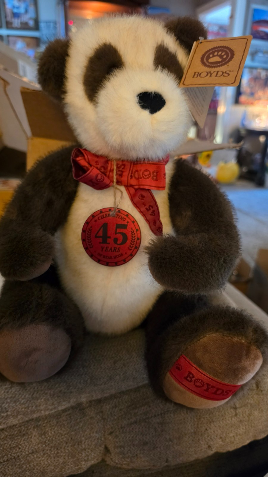 Large Enesco Boyds Bears 45th Ann. 16 Large Enesco Boyds Bears 45th Ann. 16