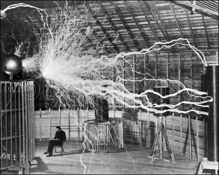 Nikola Tesla Photo 8X10 - 1899 Labratory 