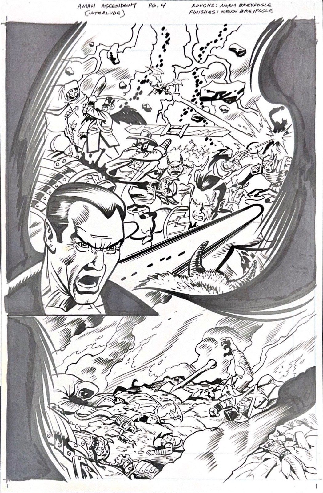 Original : Danger's Dozen Interlude Page # 4 Artist: Norm and Kevin Breyfogle