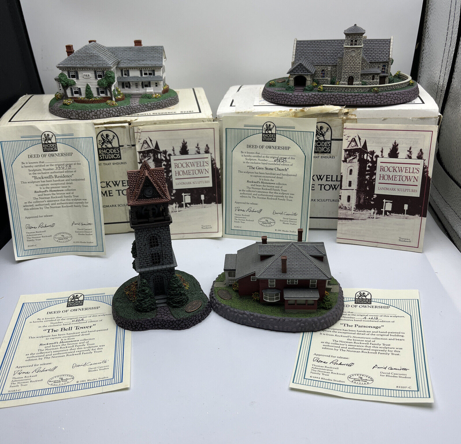 Norman Rockwell's Hometown & Main Street Residence-Parsonage-Lot of 4 Buildings