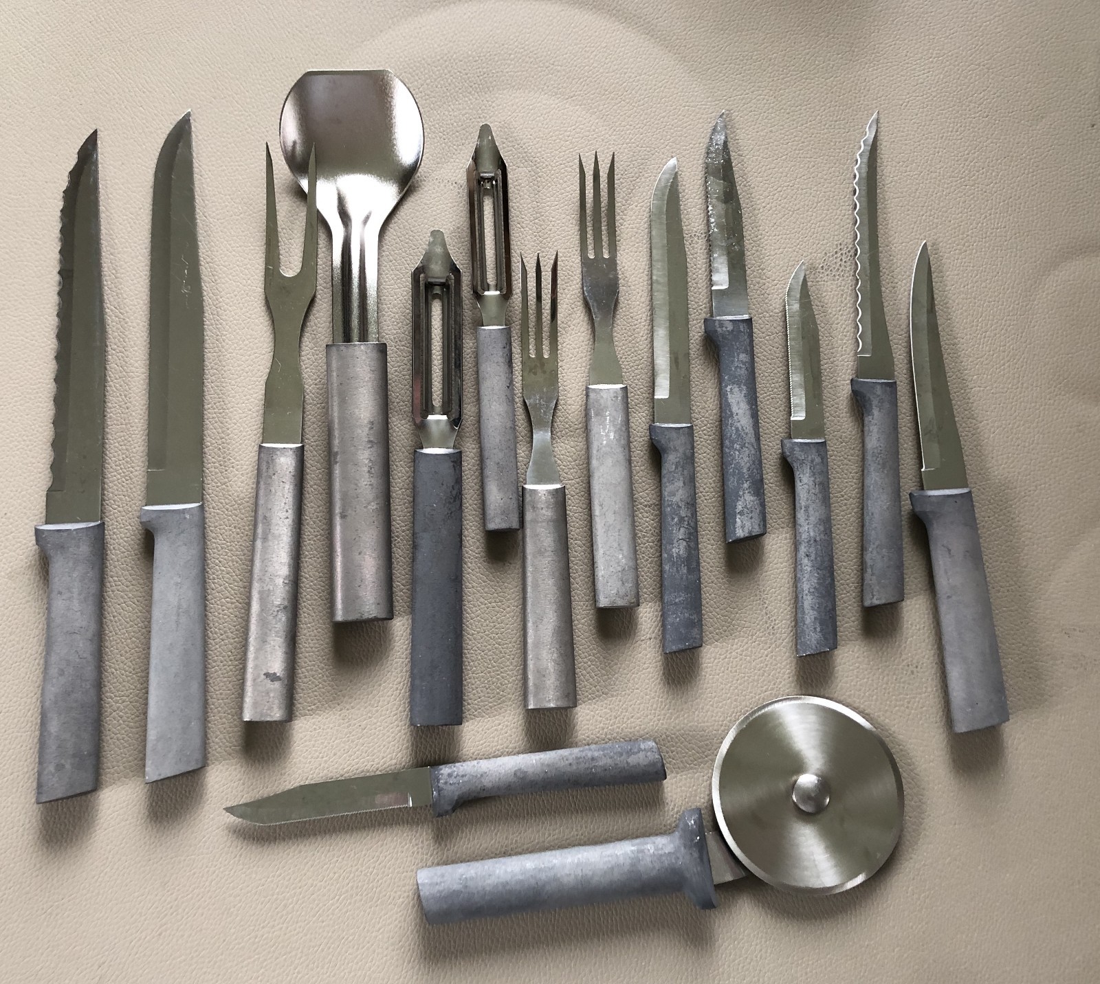 RADA Cutlery Set of 15 – Various Knives, Forks, Peelers – Made in USA