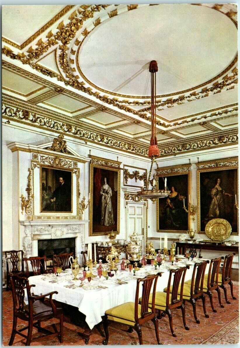 Postcard - The State Dining Room - Woburn Abbey - Woburn, England