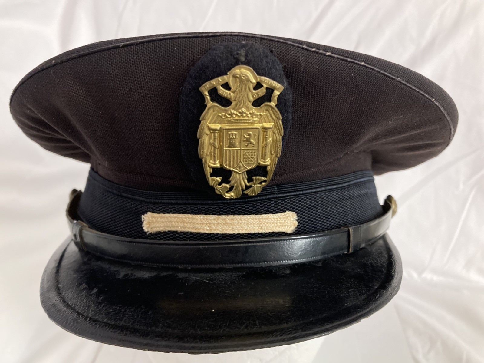 Spanish Visor Hat, Spanish Republic Coat of Arms Badge, Spanish Civil War Period