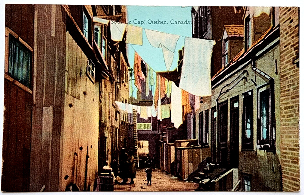 Sous Le Cap, Quebec Canada Vintage Postcard