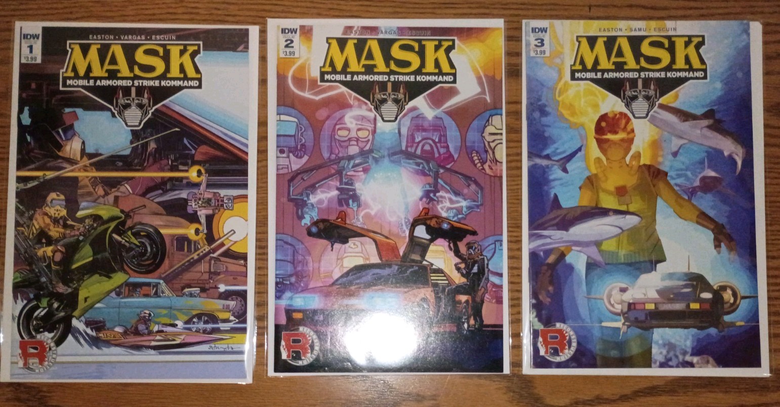 MASK Mobile Armored Strike Kommand #1,#2,#3 2016 M.A.S.K. lot of 3