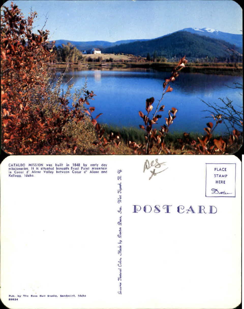 Cataldo Mission Frost Point Mountain Coeur d'Alene Valley near Kellogg ID Idaho