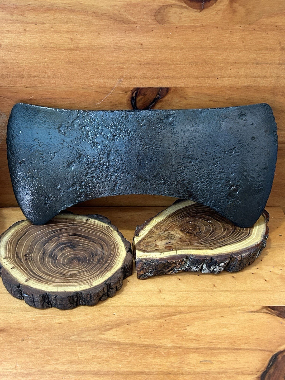 Vintage Unmarked 3+ Lb Double Bit Axe Head Very Old Iron