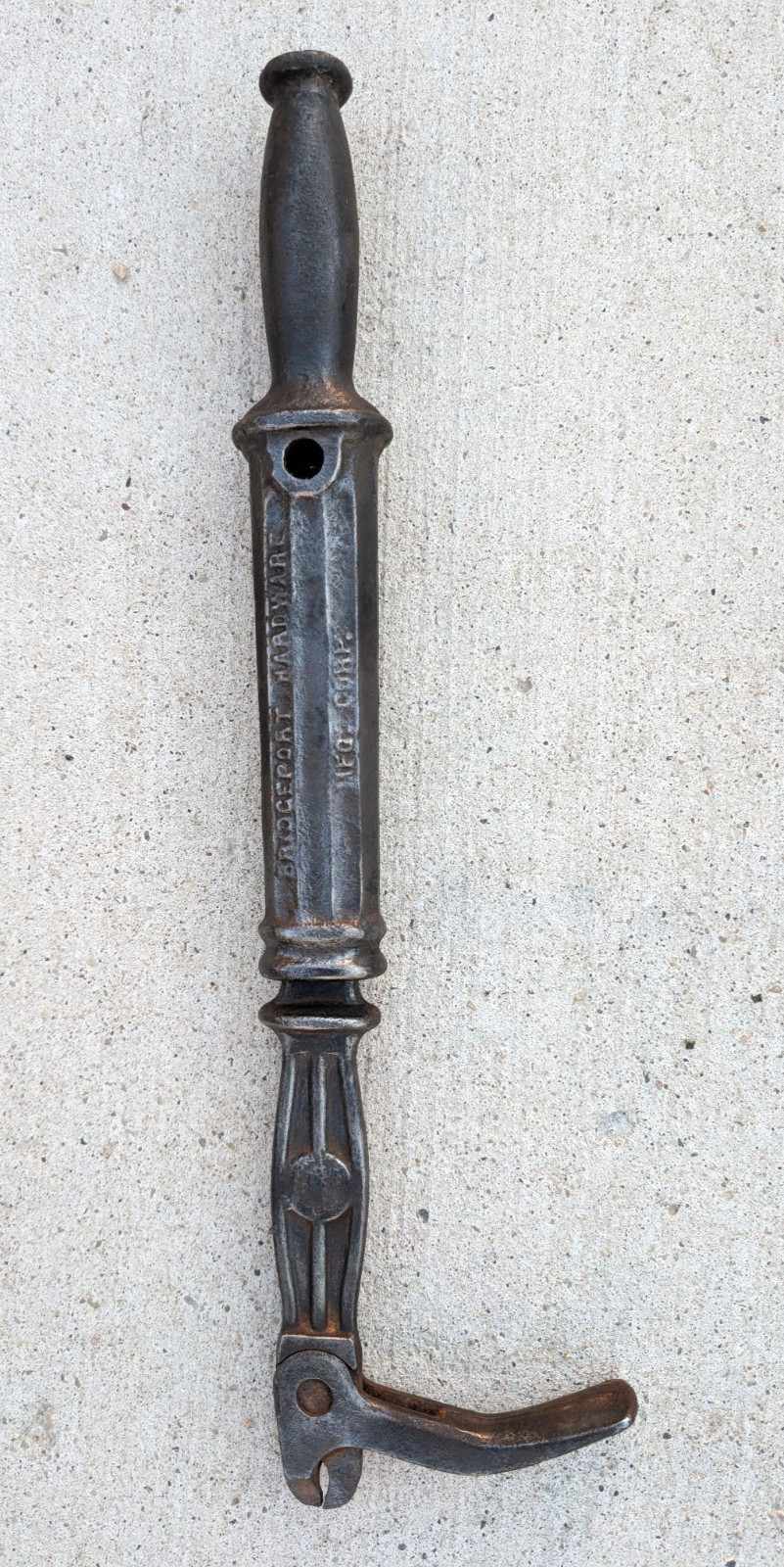 WI Barn Antique Vintage Bridgeport Hardware Mfg Corp No. 56 Suregrip Nail Puller