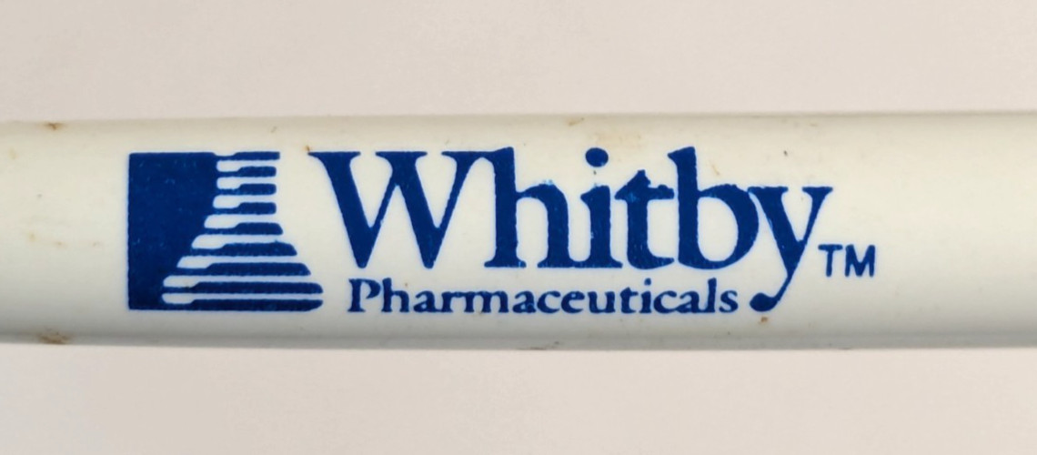 Vintage -Whitby Pharmaceutical Lortab Bic Clic - Advertisement Pen - B12F