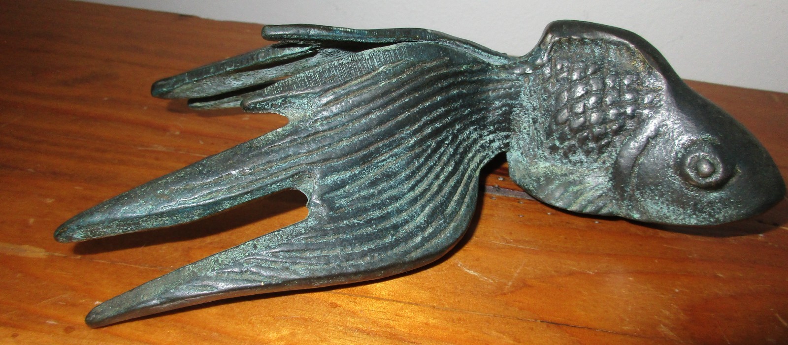 Vintage Bronze Koi Goldfish 6\