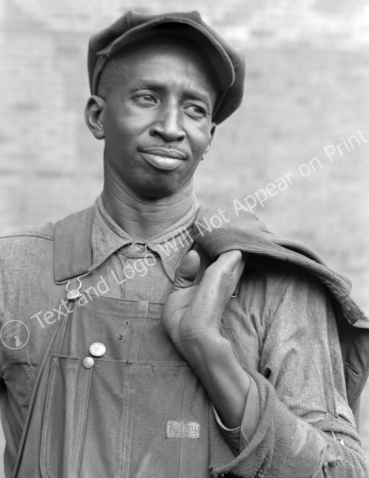 1938  Steel Worker, Midland, PA Old Photo 8.5\