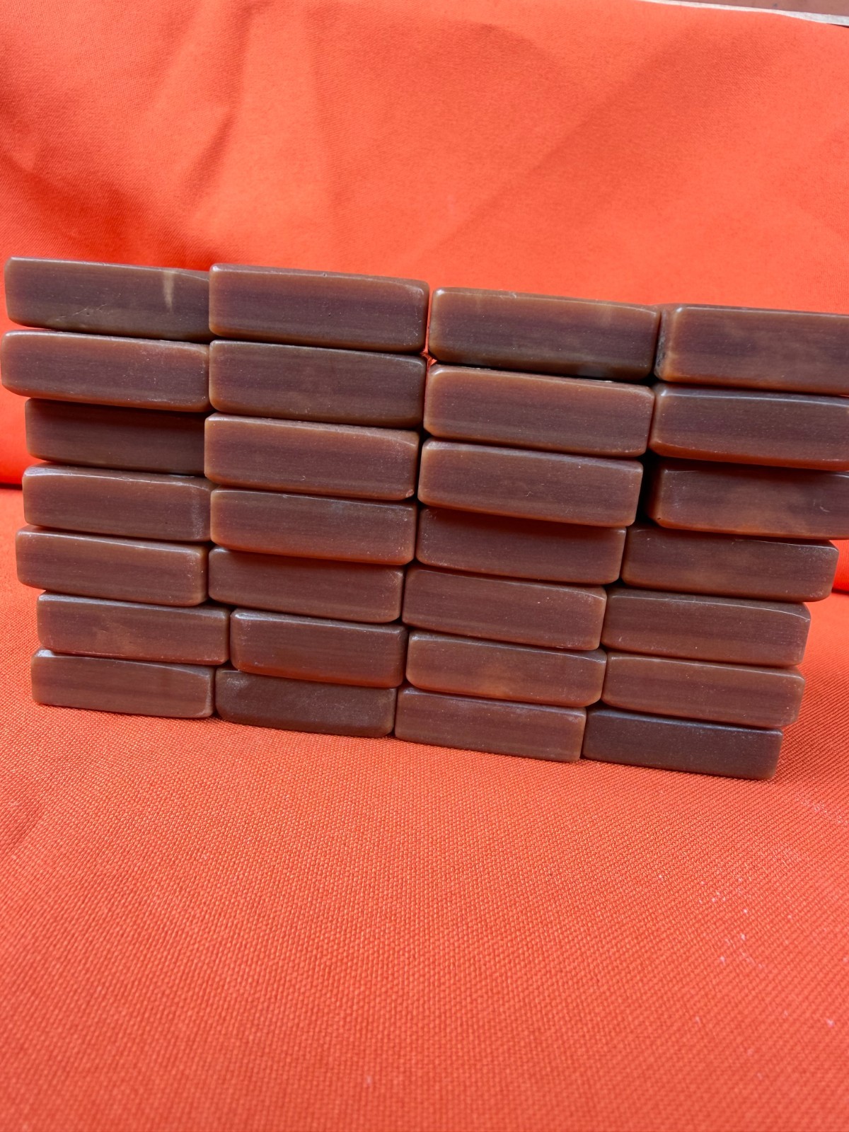 Vintage Bakelite Domino Set (Mid-20th Century) with Artistic Engraving Vintage Bakelite Domino Set (Mid-20th Century) with Artistic Engraving