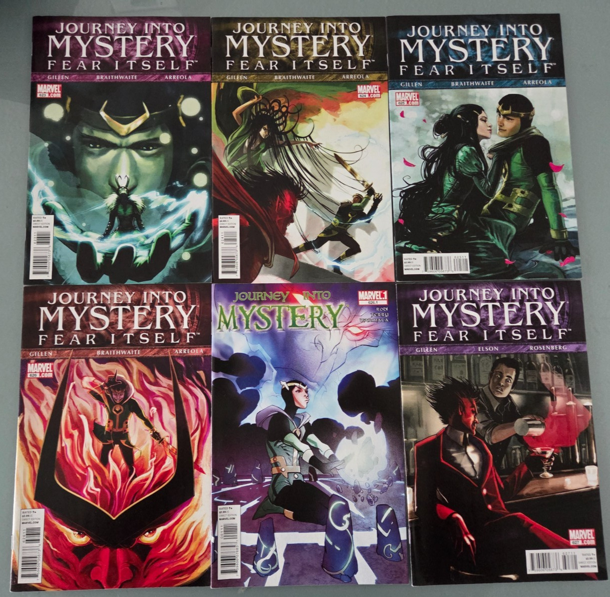 JOURNEY INTO MYSTERY #623-634 (2011) MARVEL COMICS FULL RUN #632 1ST THORI