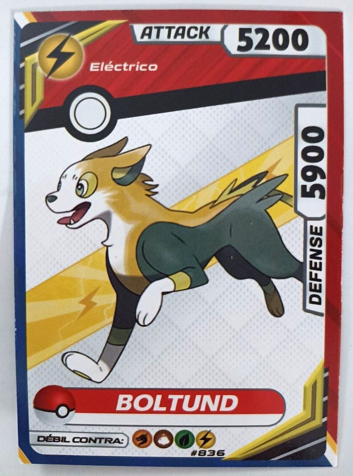 CARD POKEMON EE VOL. III #068 BOLTUND 2020 Galar PERU South America Edition TCG