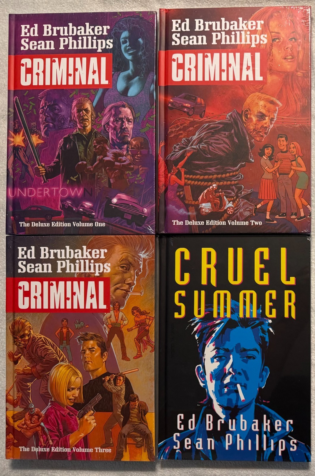 Criminal: The Deluxe Edition Volumes 1 2 3 & Cruel Summer All Sealed Ed Brubaker
