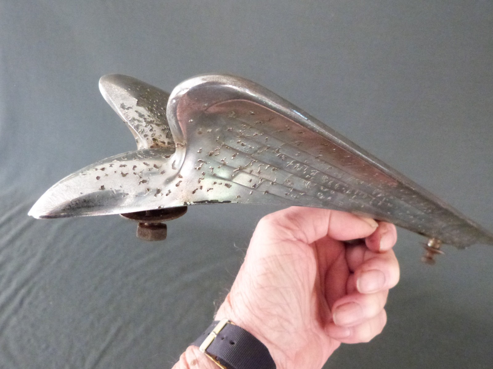 Vintage 1946 1947 1948 Chrysler Windsor hood ornament   #1152452