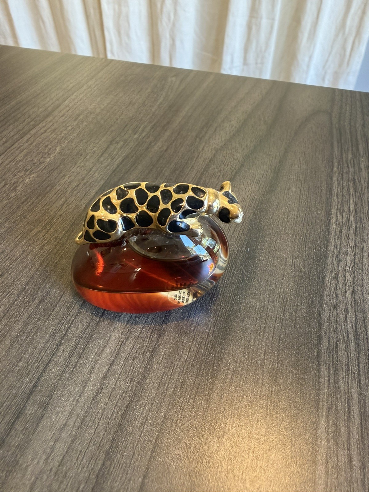 Vintage Gale Hayman Beverly Hills Leopard Figural Perfume Bottle California