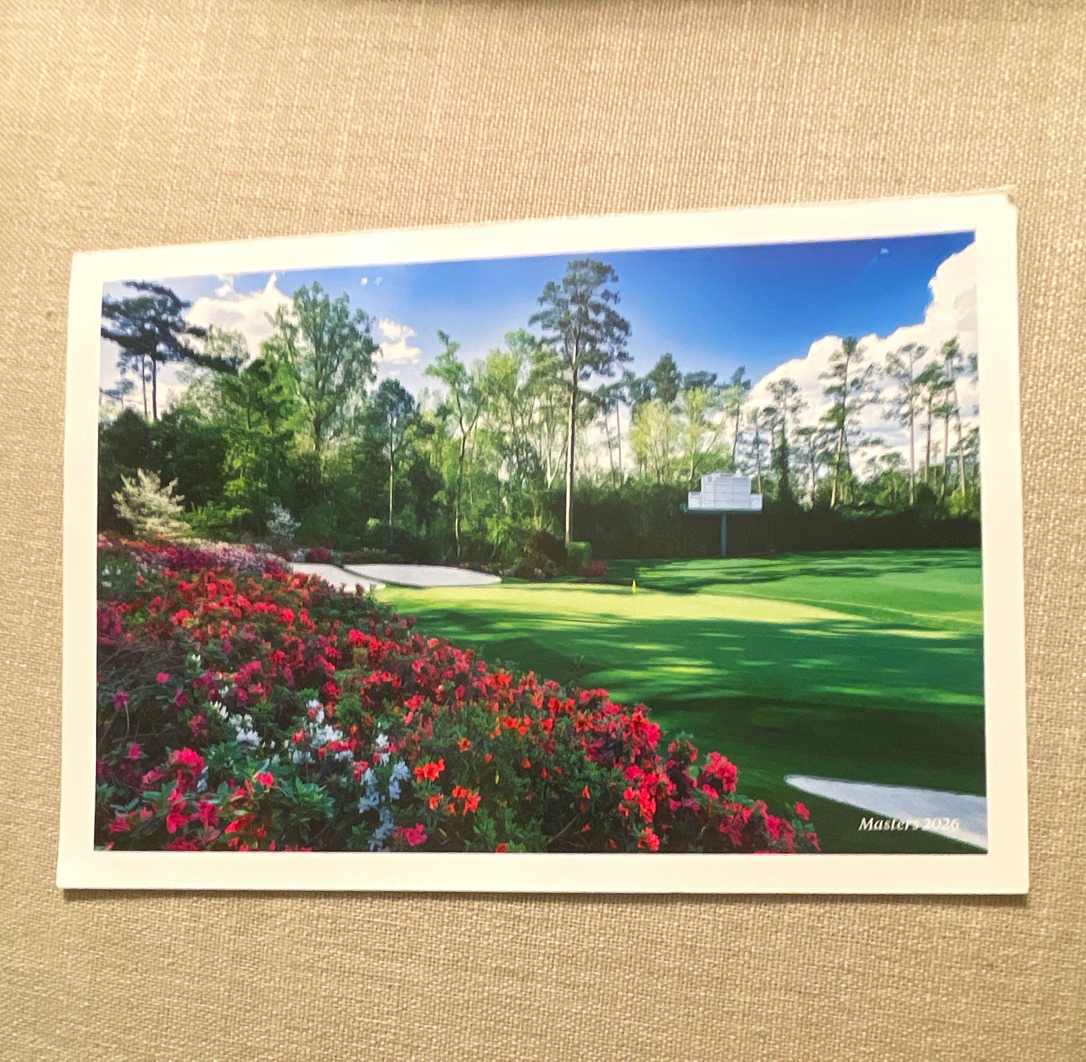 2026 Masters Tournament Terrace Lunch Menu