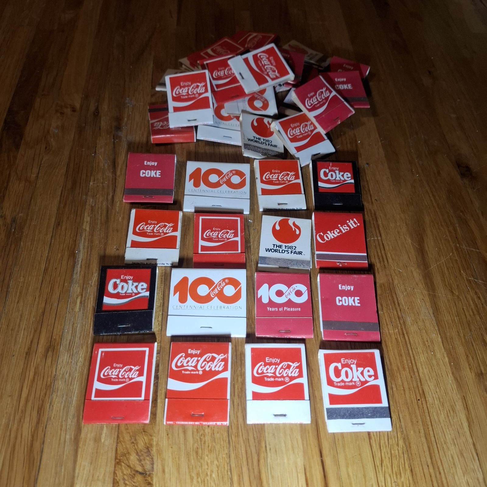 Huge Lot of 3 Vintage Coca Cola Unstruck Matchbooks Huge Lot of 3 Vintage Coca Cola Unstruck Matchbooks