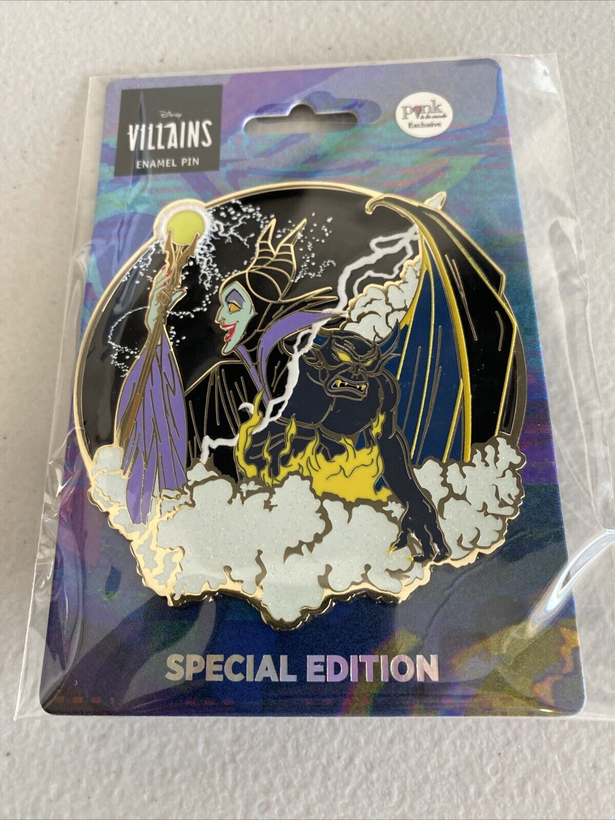 Disney Villians Special Edition Malificent Chernabog Enamel Pin
