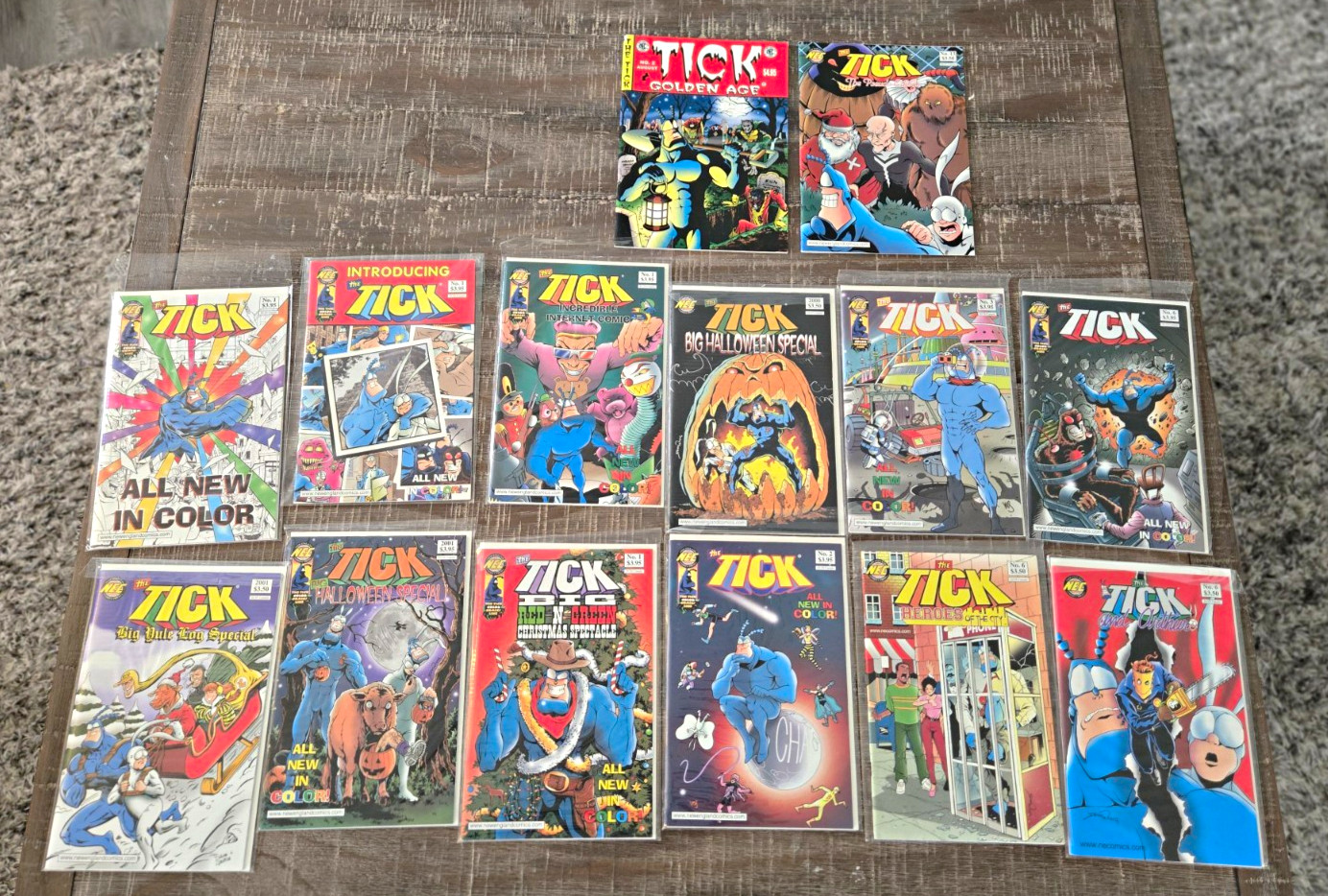 The Tick Comic 14 Book Lot -  - Introducing The Tick #1  and  specials