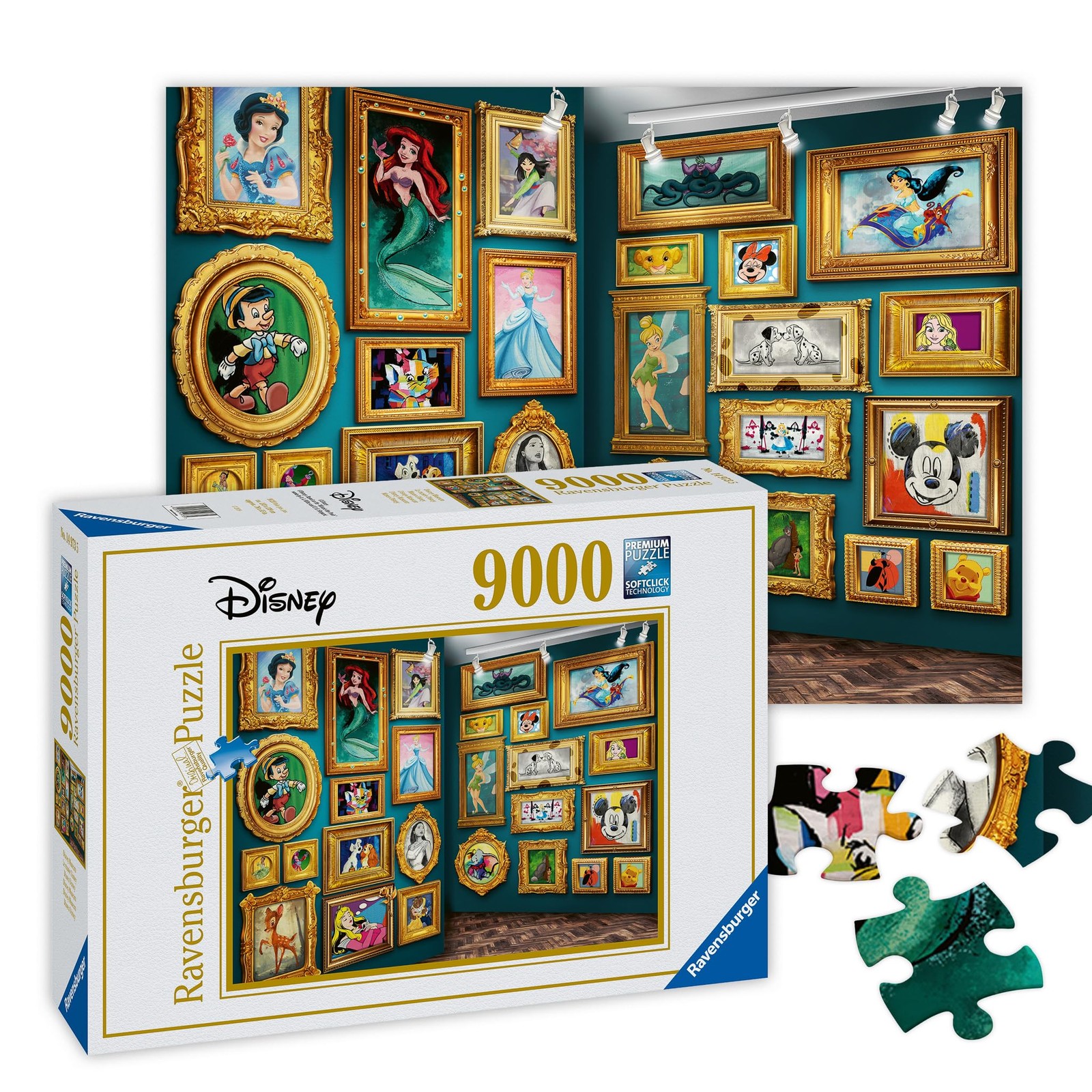 Ravensburger Disney Museum 9000 Piece Jigsaw Puzzle - Mickey Bambi Snow White Ravensburger Disney Museum 9000 Piece Jigsaw Puzzle - Mickey Bambi Snow White