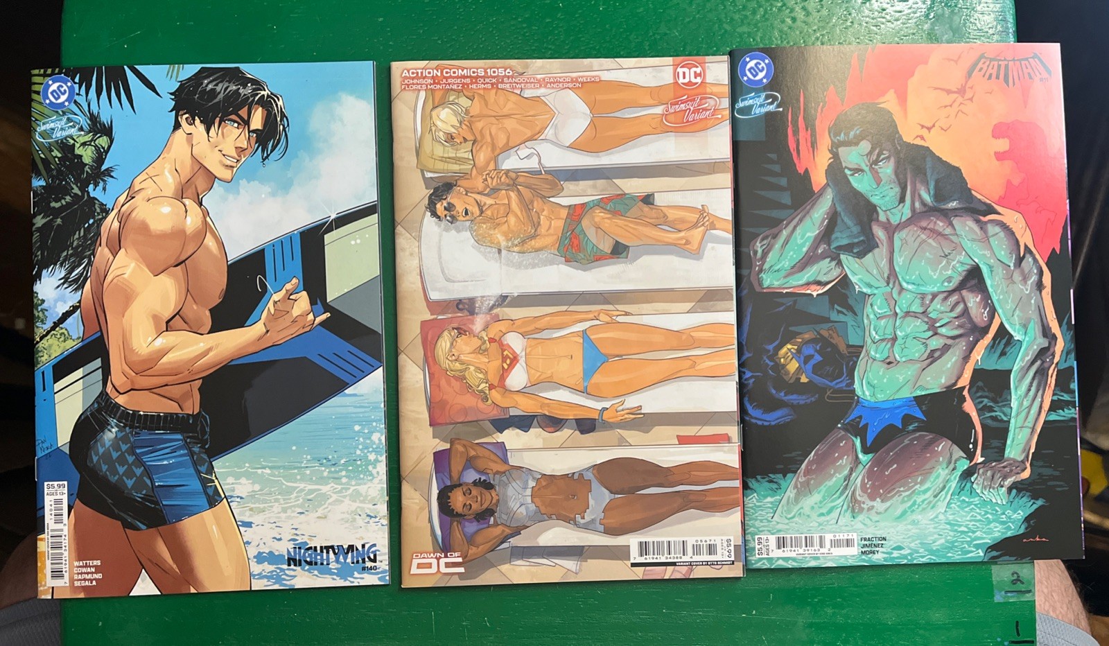 NIGHTWING #134 BATMAN #11 ACTION COMICS #1056 Swimsuit NM+ NIGHTWING #134 BATMAN #11 ACTION COMICS #1056 Swimsuit NM+