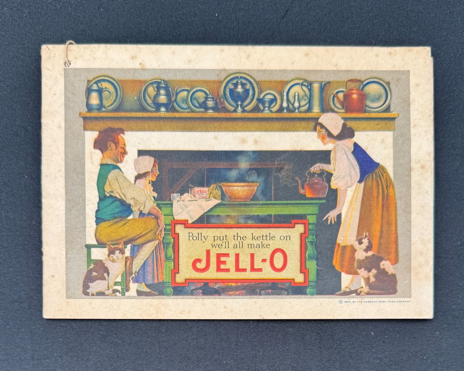 1924 Jell-O Recipe Booklet Maxfield Parrish Art Complete 18 Pages Vintage Ad