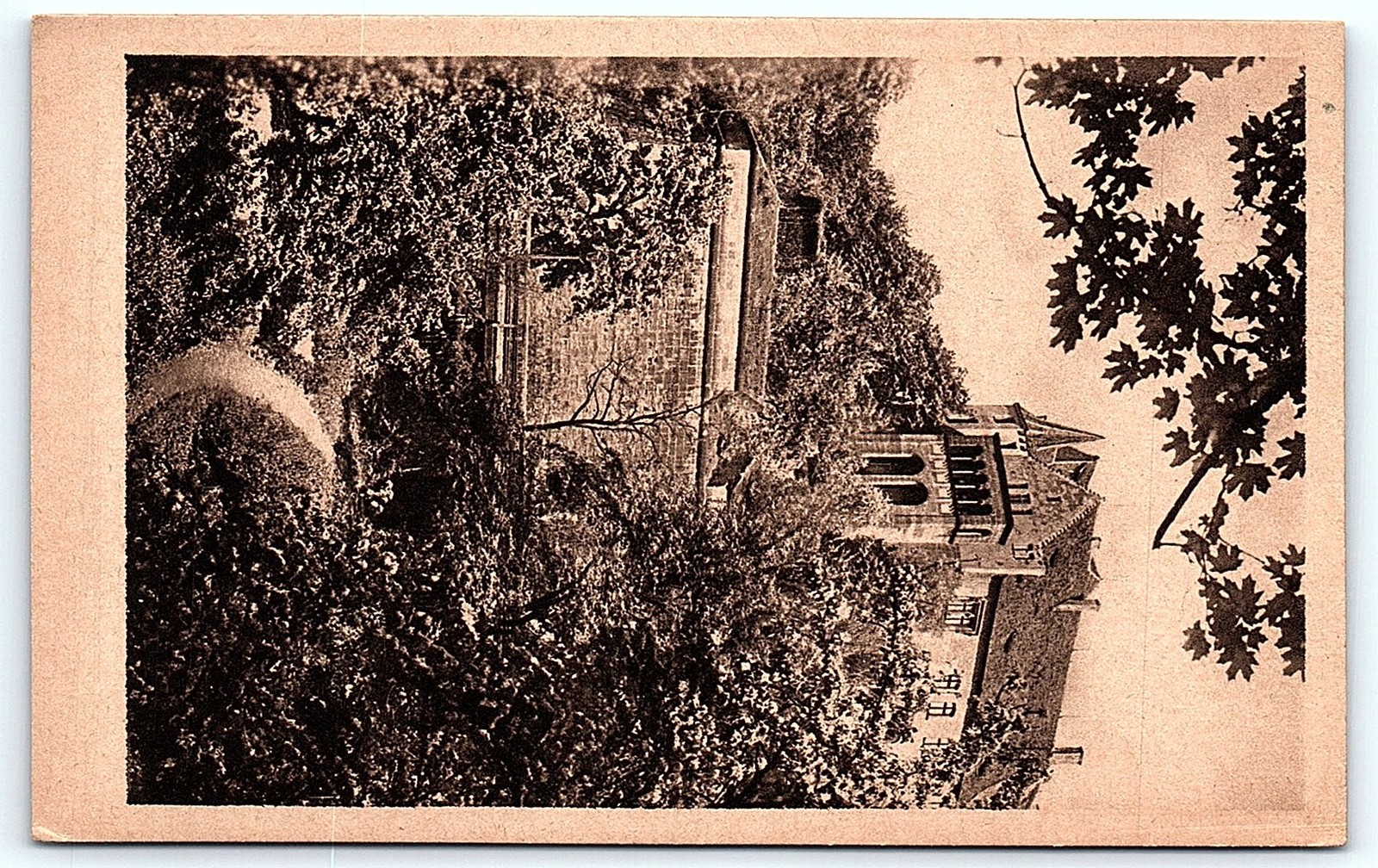 Vintage Nuremberg Castle PC, Echt Kupfer-Tiefdruck (pre-1907