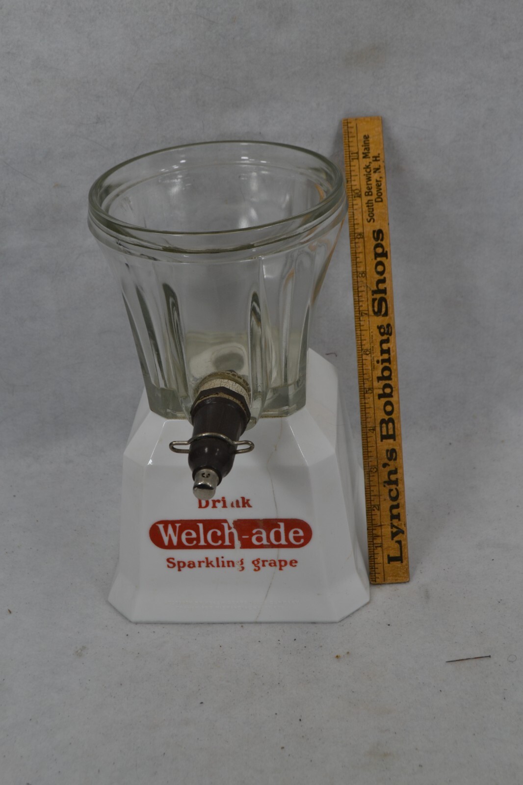antique dispenser soda fountain Welch-ade Drink Sparkling grape 1910 original
