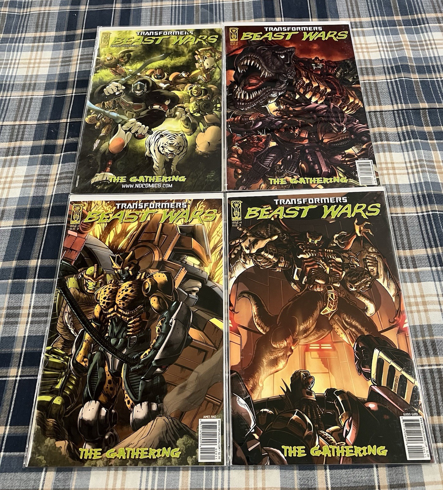Transformers Beast Wars The Gathering #1 #2 #3 #4 1 2 3 4 Comic Lot