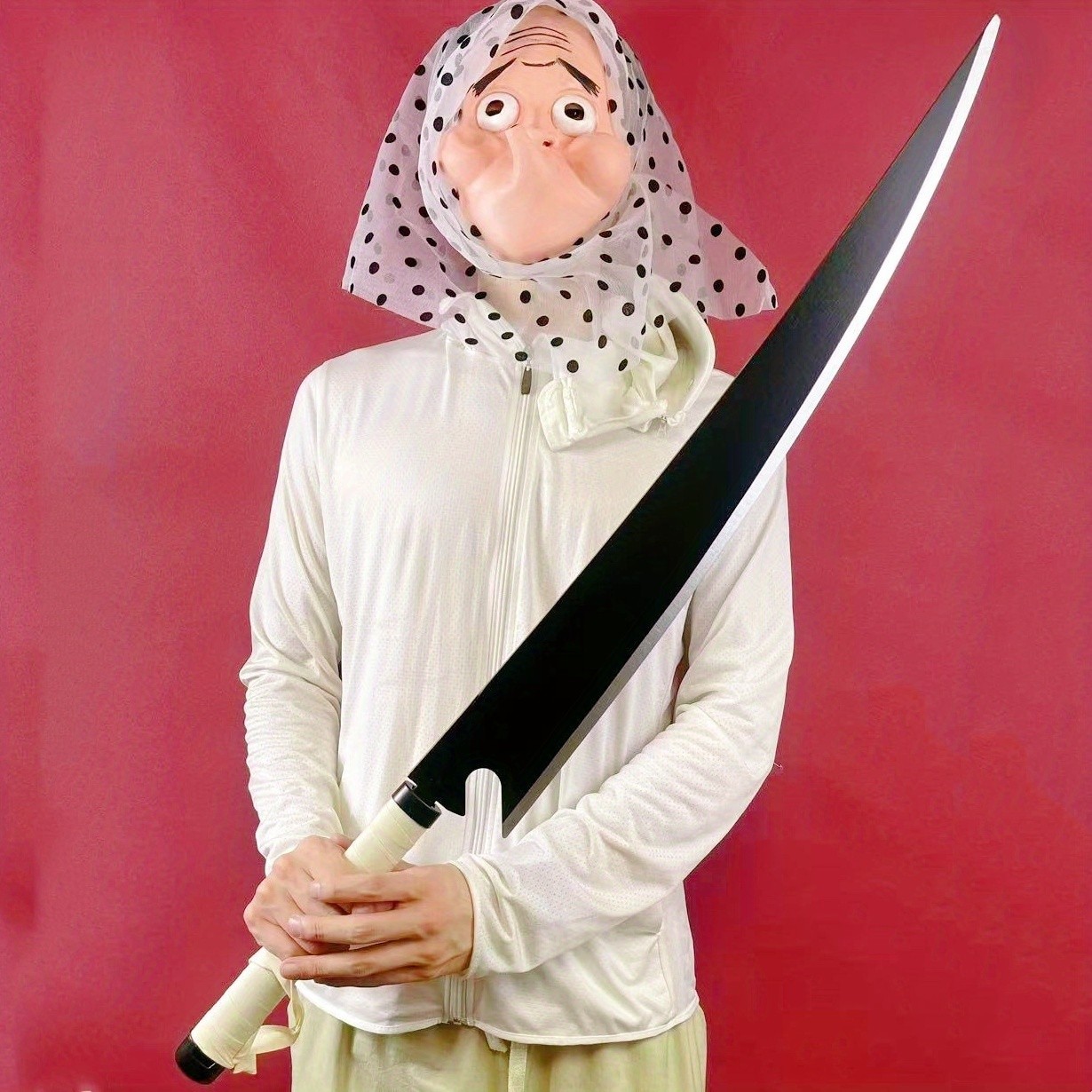 40inch Bleach Katana Sword Anime Cosplay Wooden Real Size Japanese Sabre Gift