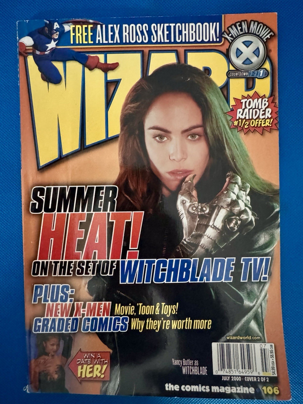 Wizard: Guide To The Comics Magazine #106BU 2000 Witchblade Tv Cover