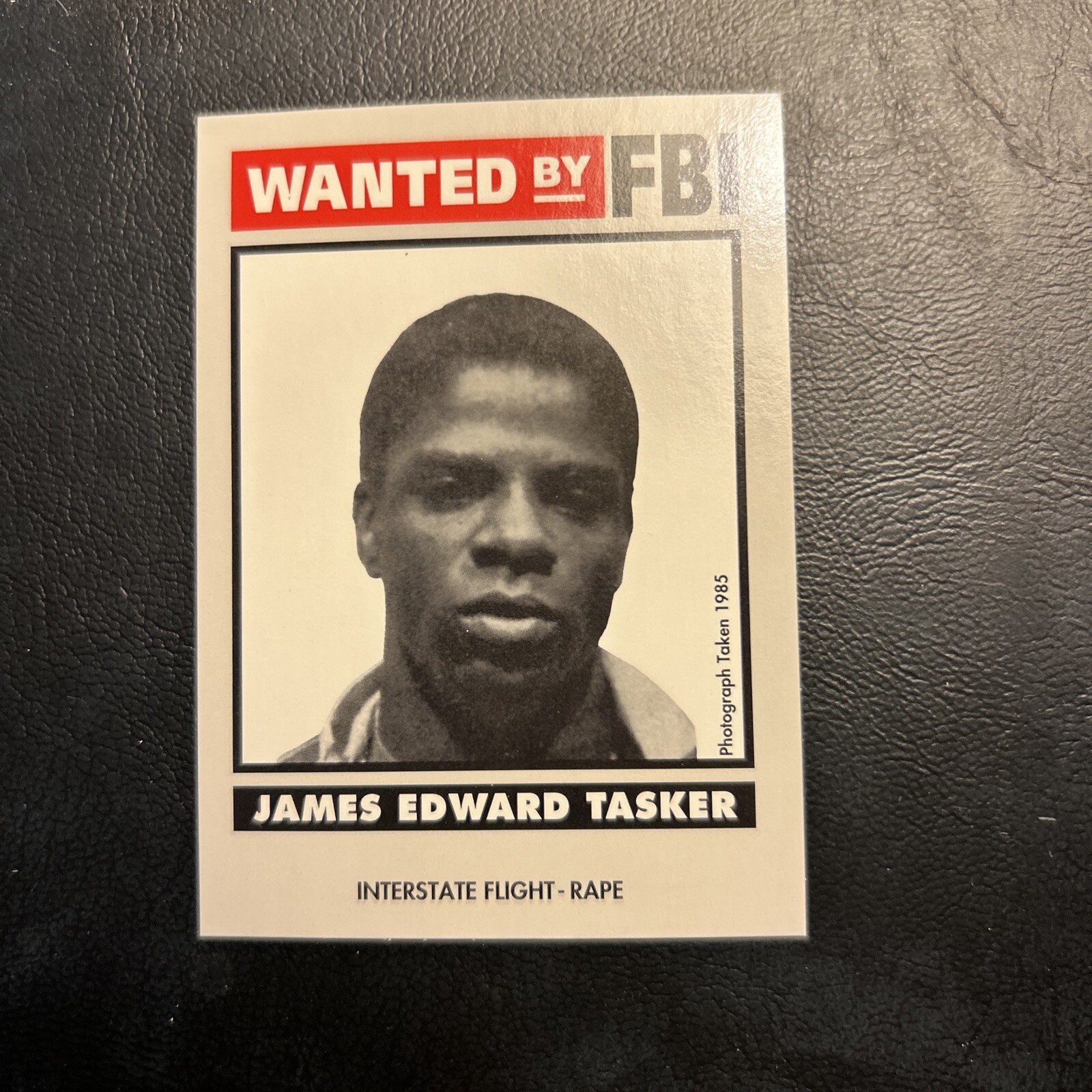 Jb2 1993 wanted By The Fbi #73 James Edward Tasker