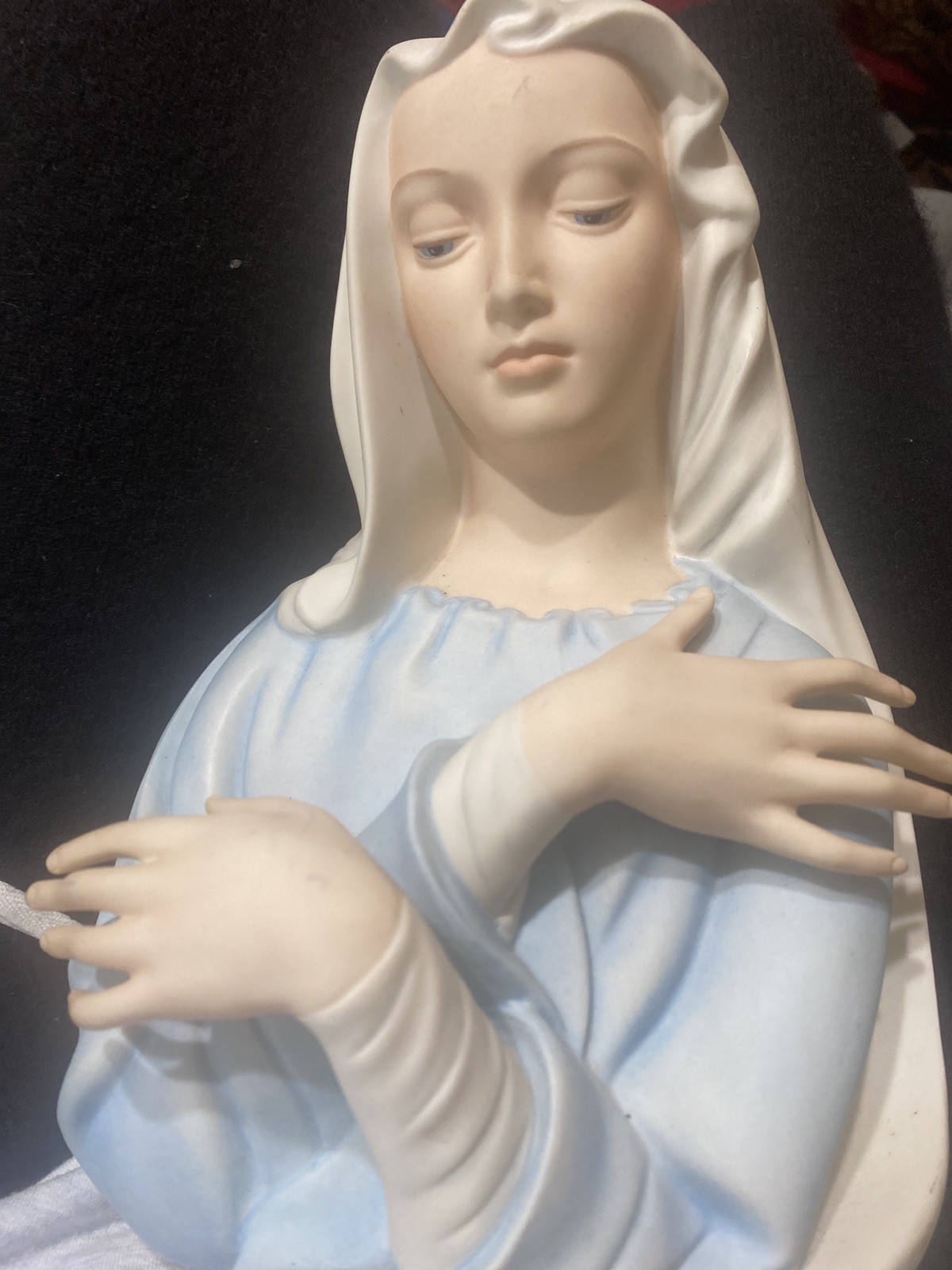 Rare Vintage Boehm Porcelain Madonna 
