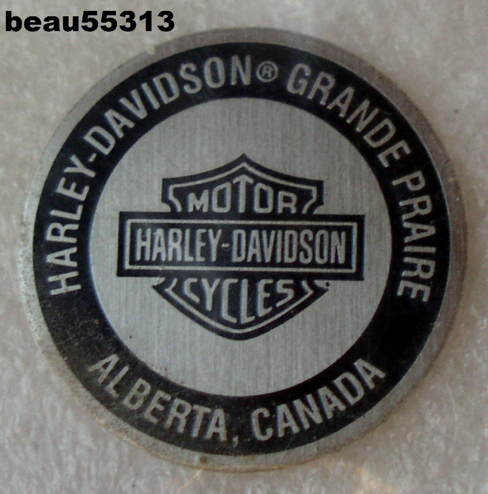 ⭐H-D OF GRANDE PRAIRIE ALBERTA CANADA HARLEY DAVIDSON DEALER OIL STICK DIP DOT