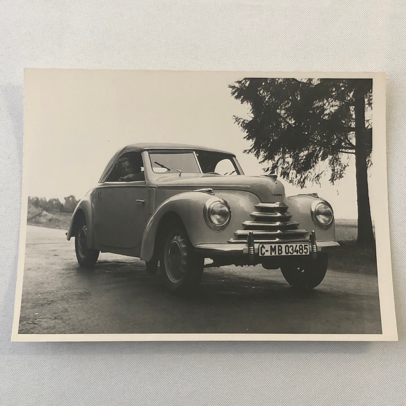Vintage Skoda Car Photo Photograph Print Automobile