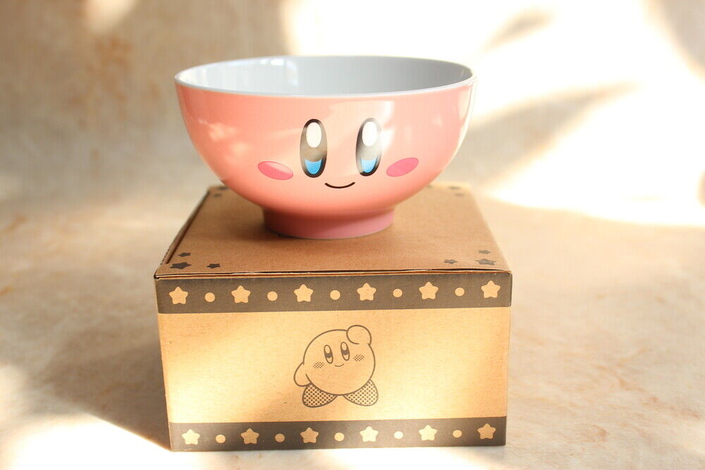 Nintendo Kirby star Rice bowl cup Pink kirby face model pottery USA