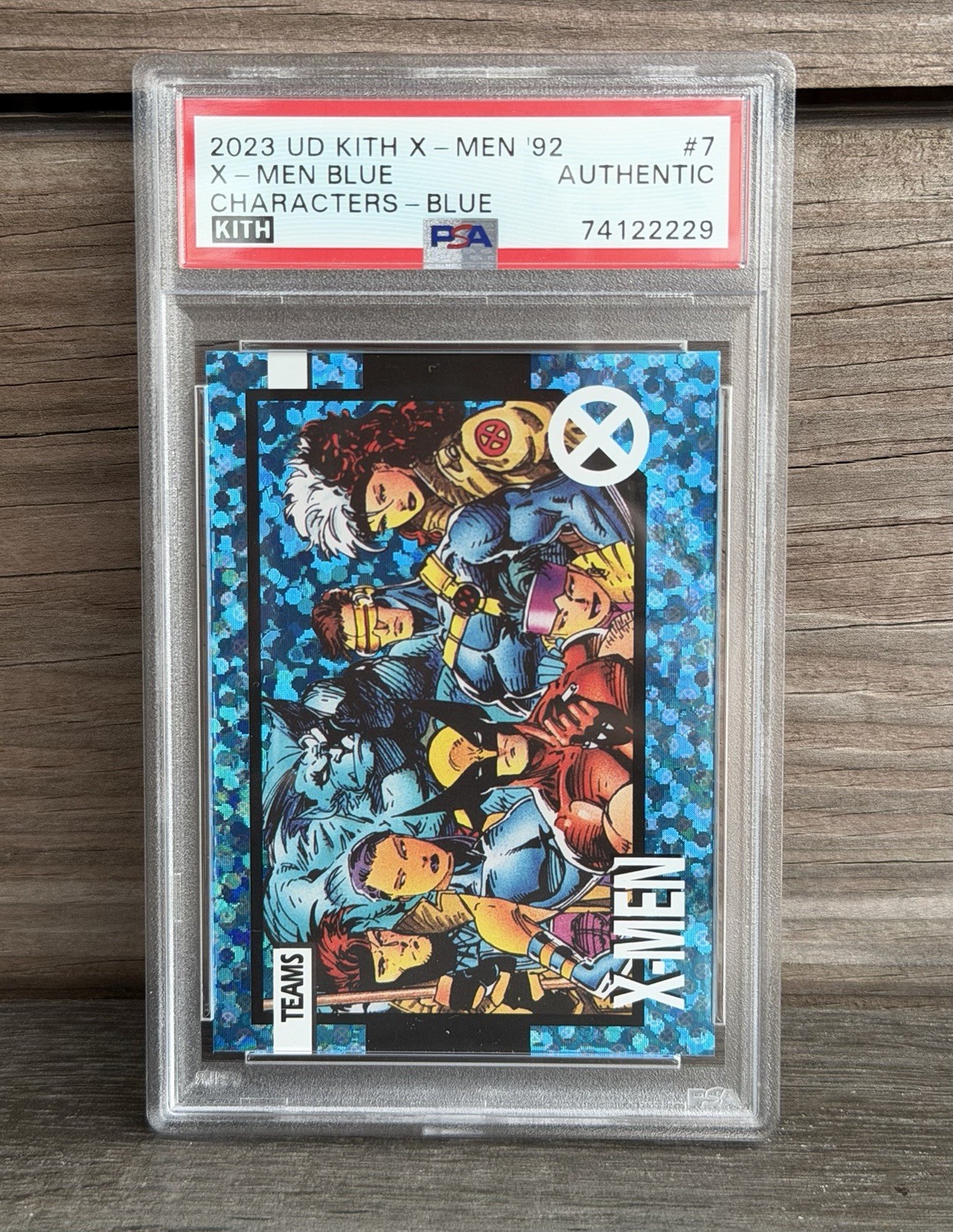 Kith X-Men \'92 Characters 1 Wolverine 1/50 Blue PSA Authentic