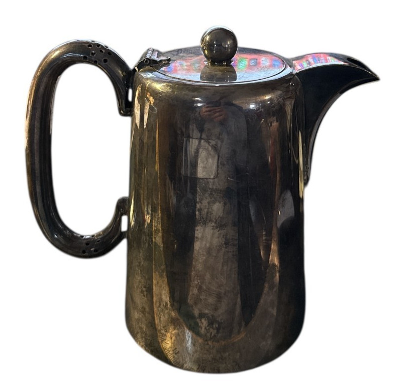 Walker & Hall Sheffield Silverplate coffee pot W & H  Steamship 53312 A1