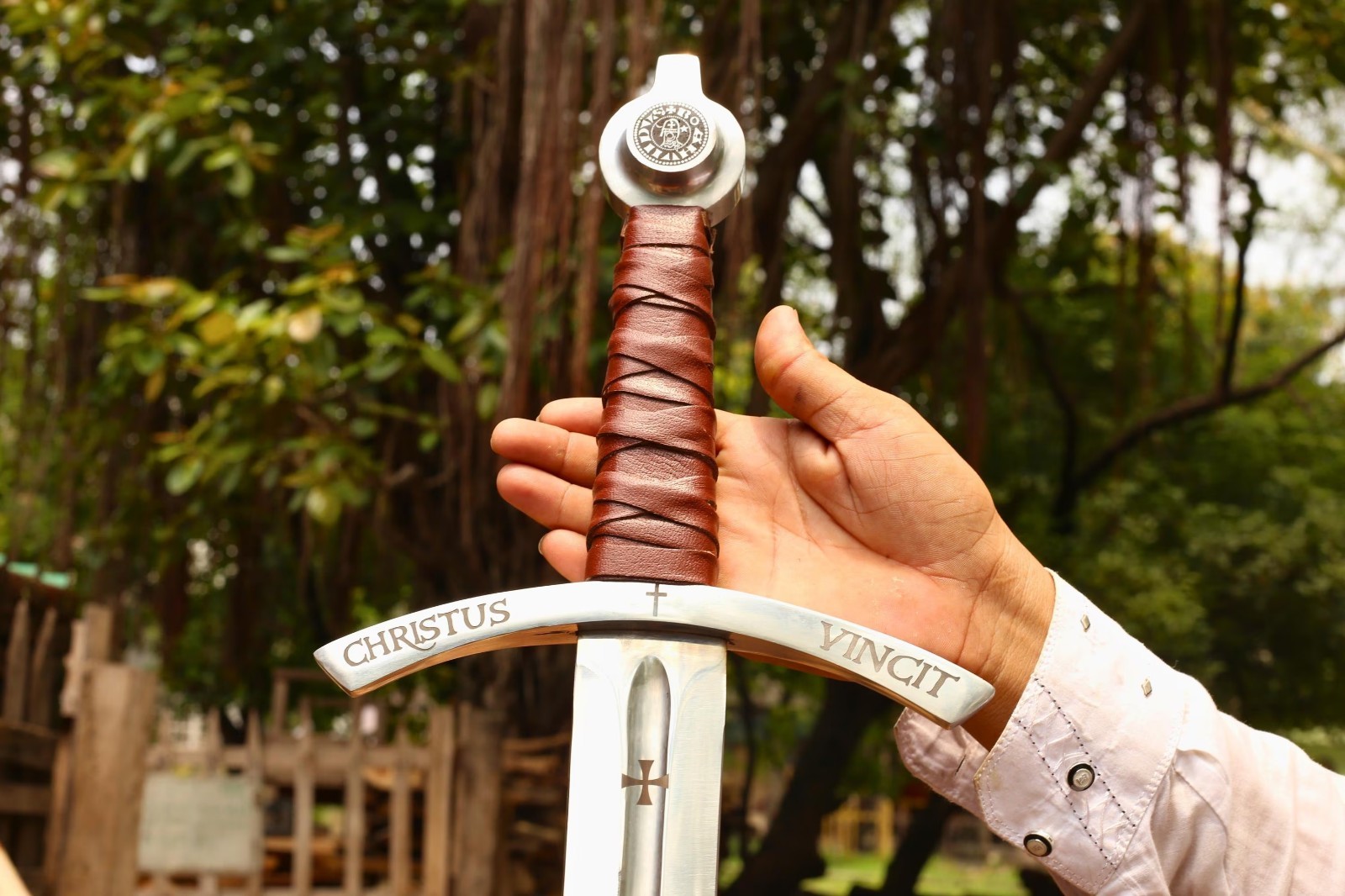 Faithkeeper Sword, Medieval Templar Sword Replica, Stainless Steel sword