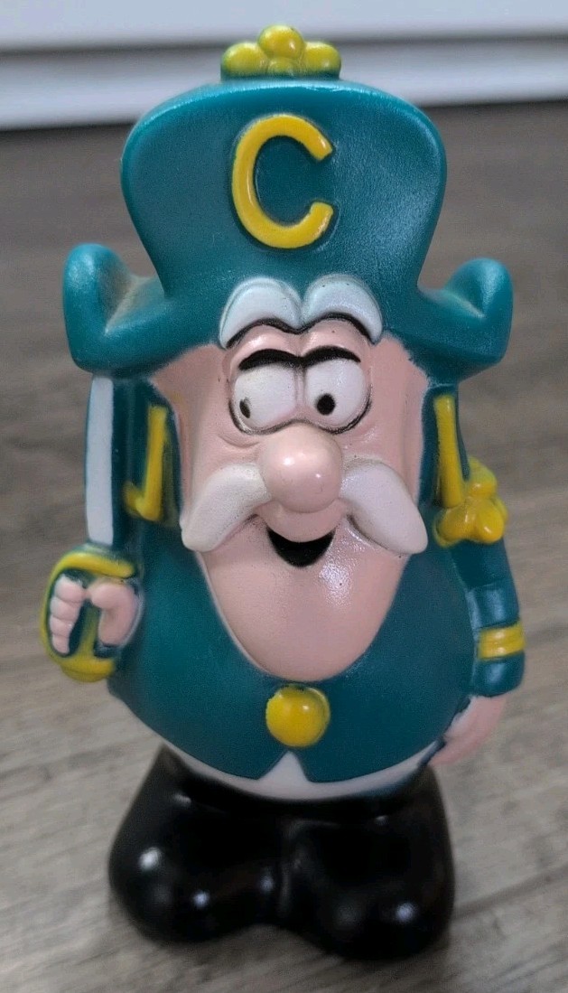 Rare Vintage 1970\'s Cap\'n Crunch Heavy Plastic Bank & Stopper, Mail Away Clean