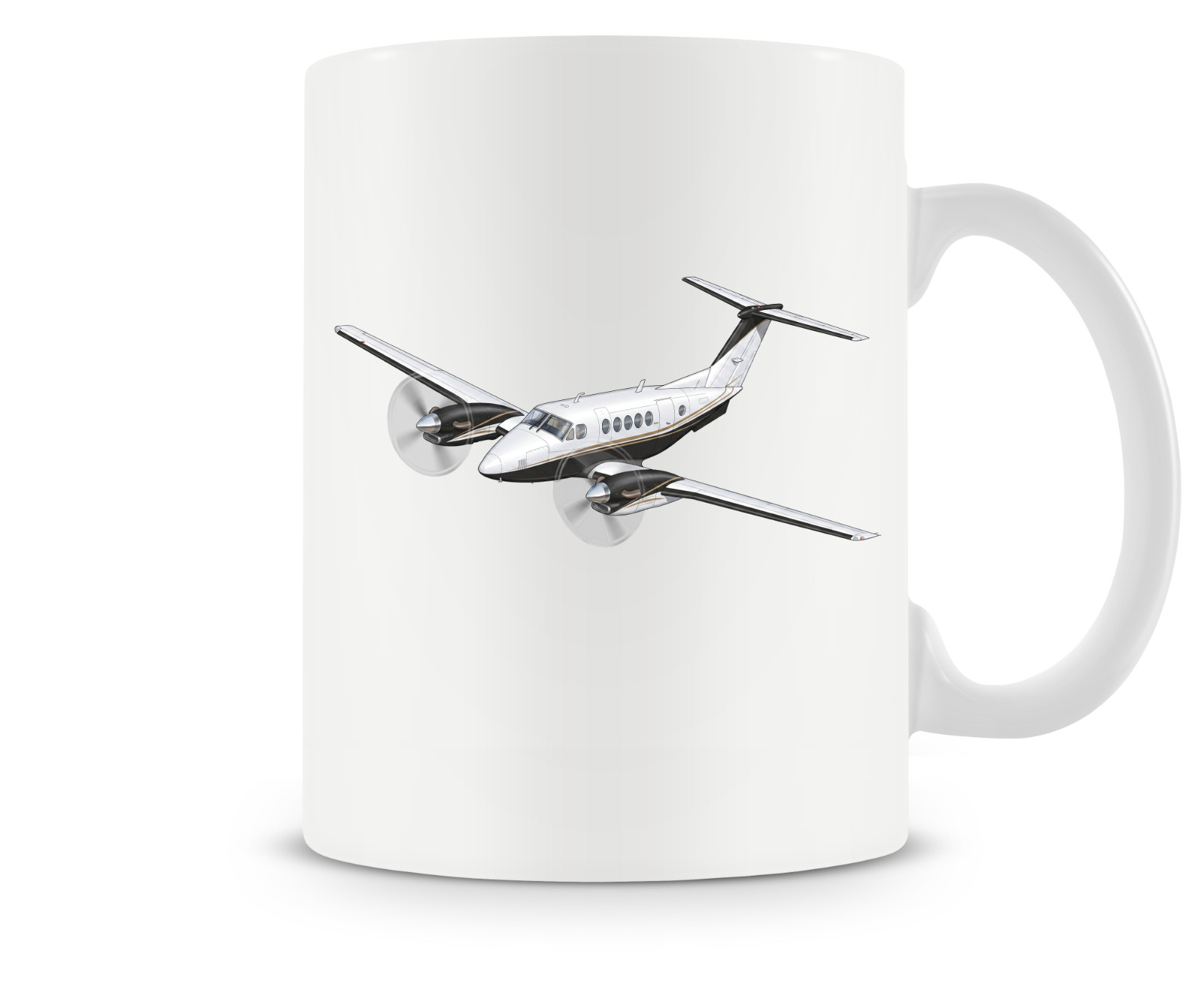 Beechcraft King Air 200 Ceramic Coffee Mug - 15oz.