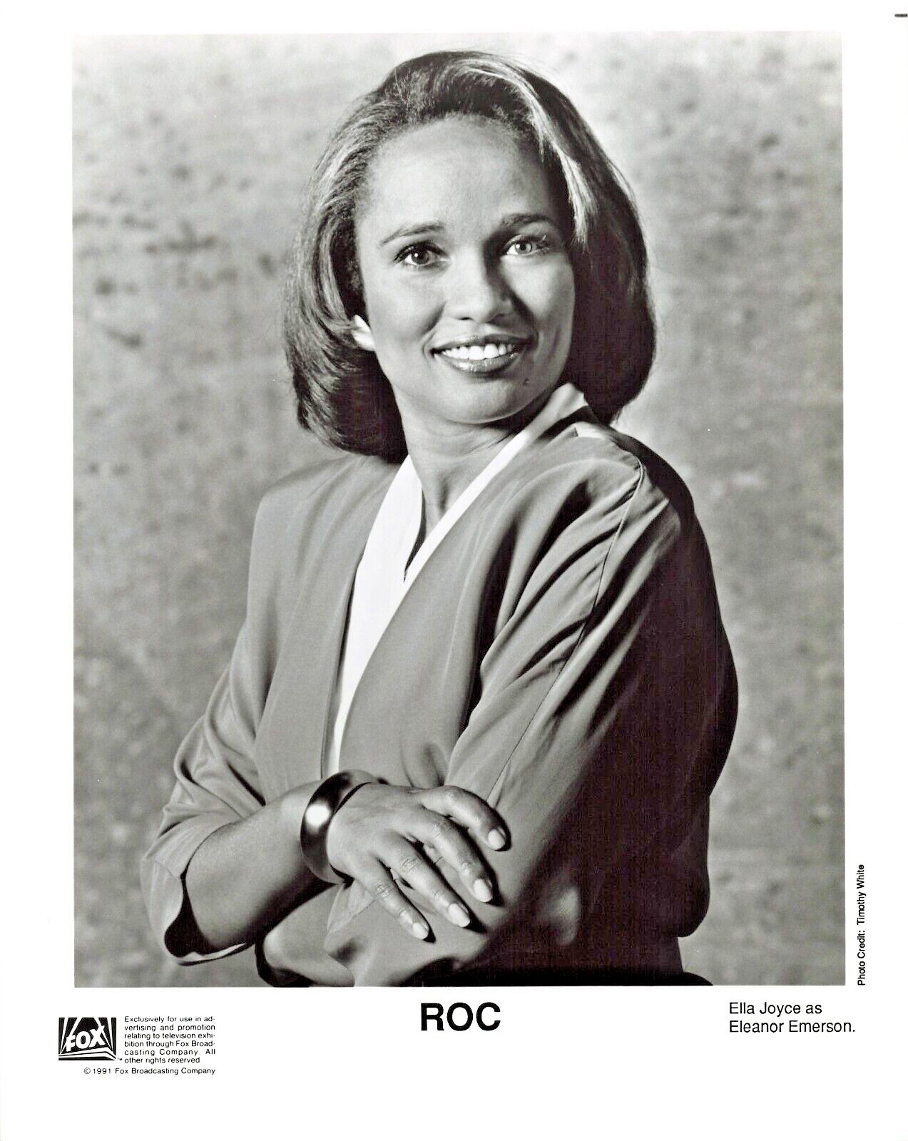 Ella Joyce TV Press Photo 8x10 Portrait 1991 Fox Show Roc *P48a Ella Joyce TV Press Photo 8x10 Portrait 1991 Fox Show Roc *P48a