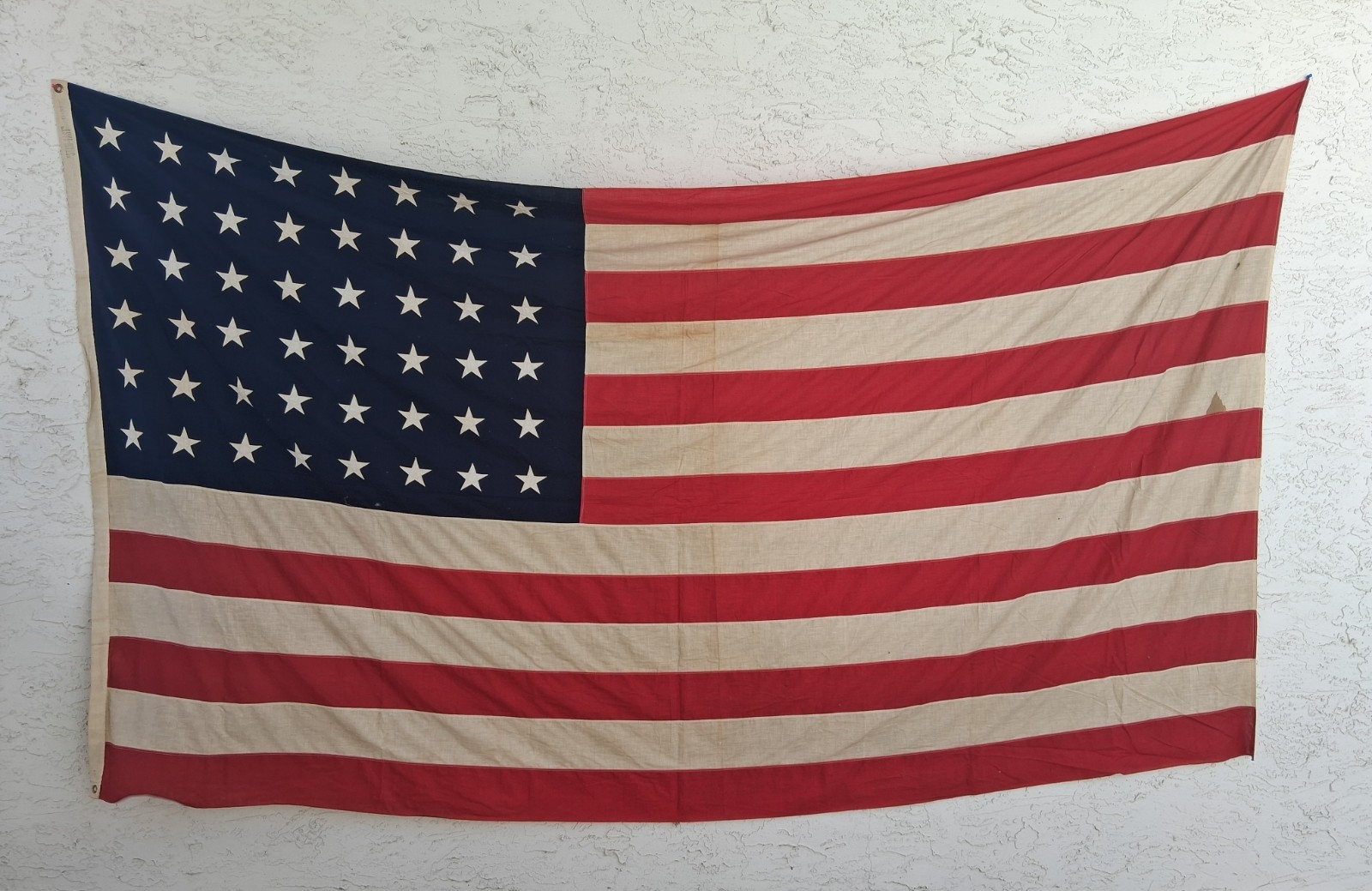 Vintage 48 Star Flag USA 1912-1959 Stain Fast 6\'x10\'