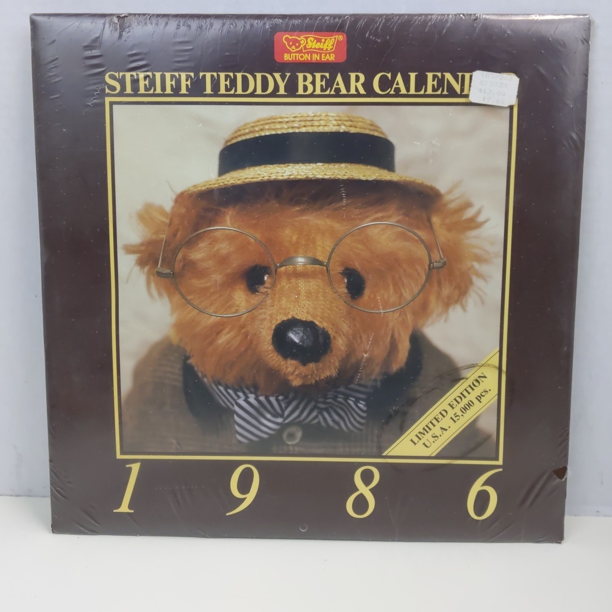 Steiff Teddy Bear Calendar 1986 Limited Edition Sealed 15,000 USAVintage Steiff Teddy Bear Calendar 1986 Limited Edition Sealed 15,000 USAVintage