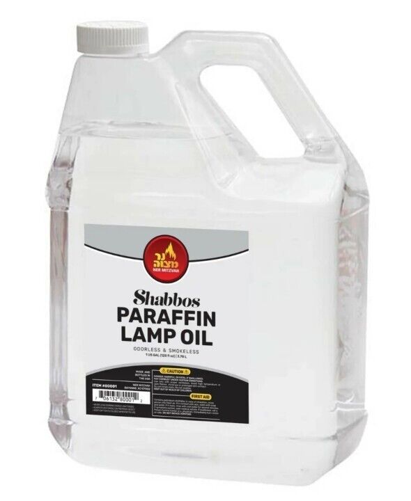 1 Gallon Paraffin Lamp Oil - Clear Smokeless, Odorless, Clean Burning Fuel 