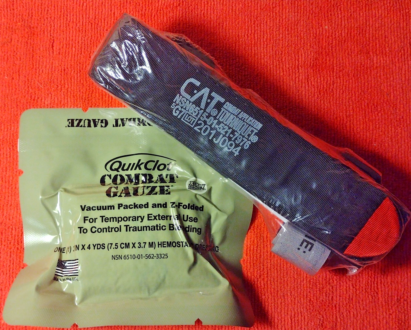 IFAK JFAK COMBAT MEDIC BLEED STOP KIT NAR CAT G7 TQ w QuickClot COMBAT GAUZE new